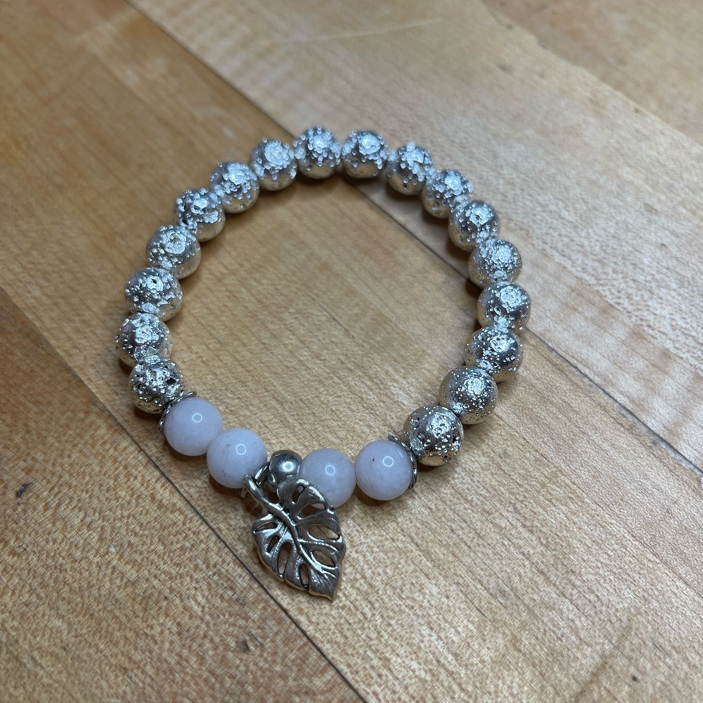 Stack Bracelets- Howlite- Rose Quartz Bracelets - image 3